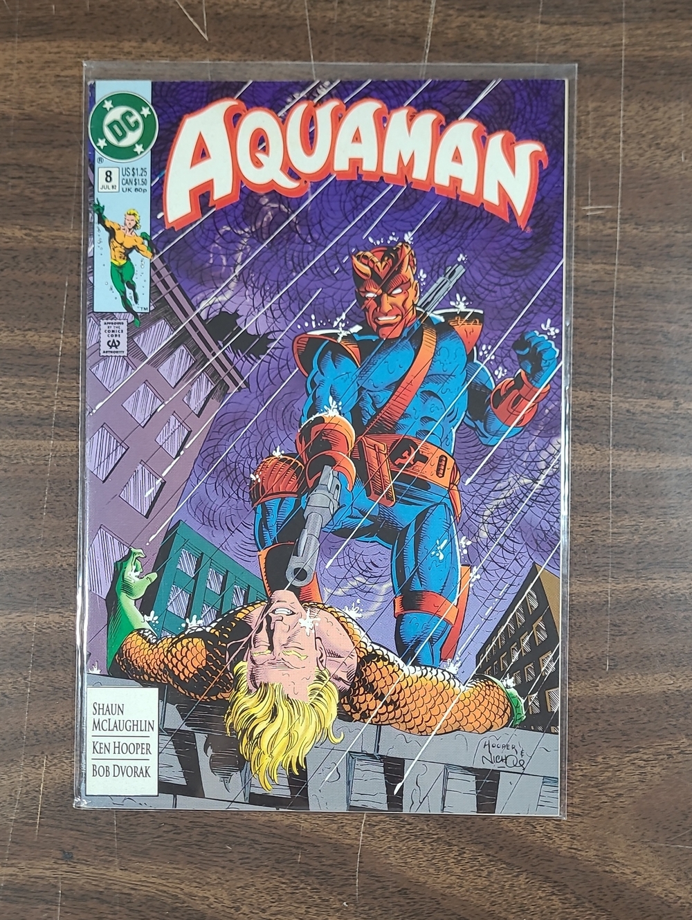 DC Aquaman #8 Comic Book - July 1992 Bagged